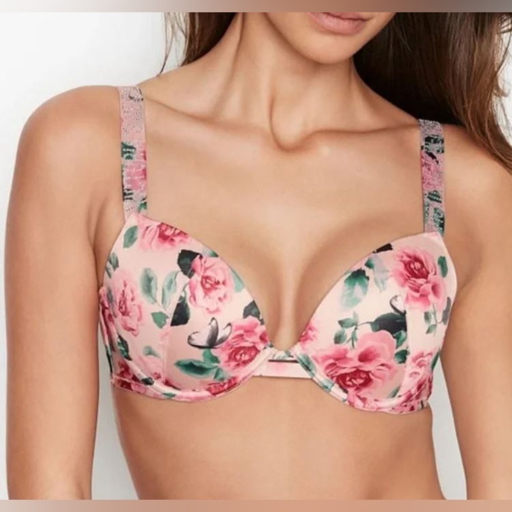 Victoria's Secret Pink Floral Bra